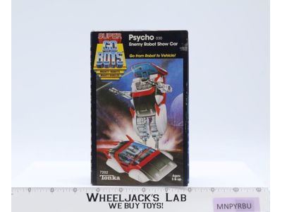 Psycho Show Car 100% Complete W/Box 1983 Super Gobots Go-Bots Bandai Tonka