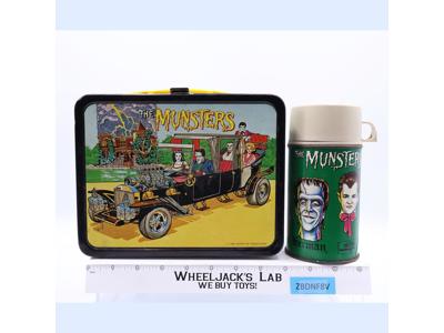 The Munsters Metal Lunch Box 1965 Kayro Vue Vintage w/ THERMOS