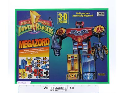 Megazord 3-D Figure Mighty Morphin Power Rangers 1994 Rose Art NEW SEALED
