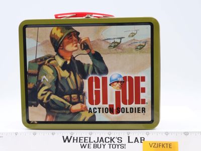 GI Joe Action Soldier Metal Lunch Box 1998 Hasbro