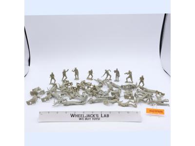 Lot of 48 Gray German Infantrymen WWII 1/32 Scale MPC Toy Soldiers Figures