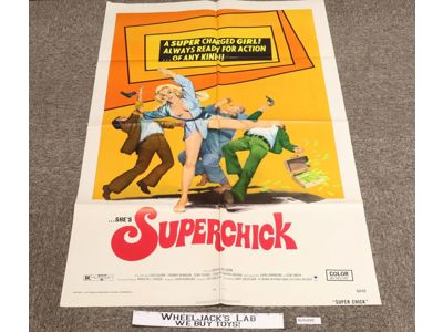 Superchick Joyce Jillson Original 1973 Movie Poster 41 x 27