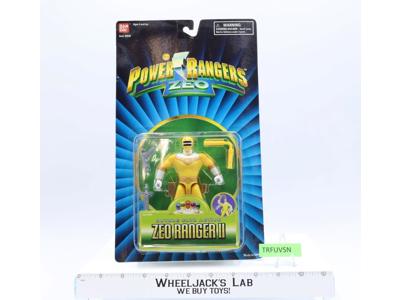 Zeo Ranger II Yellow Power Rangers 1996 Bandai NEW MOSC #2542 Double Club Action