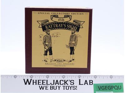 #8837 45th Rattray's Sikhs 2 Buglers W. Britains Toy Soldiers 1994 NIB Lead