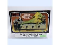 Jabba the Hutt Action Playset Complete W/ Box & Insert Star Wars 1983 Kenner