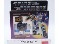Soundwave & Buzzsaw 100% Complete W/ BOX & UNUSED STICKER SHEET G1 Transformers
