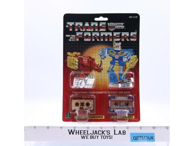 Ramhorn Eject SILVER NEW MOSC 1986 Vintage Hasbro G1 Transformers Action Figure