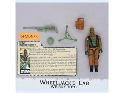 Roadblock V1 100% Complete G.I. Joe 1984 Hasbro Vintage Action Figure
