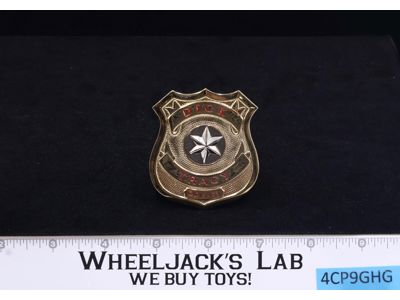 Dick Tracy Collectible Metal Police Badge 1990 Disney Vintage