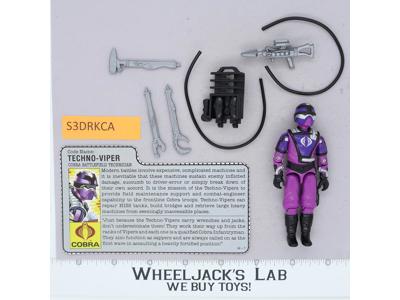 Techno-Viper V1 100% Complete G.I. Joe 1987 Hasbro Vintage Action Figure