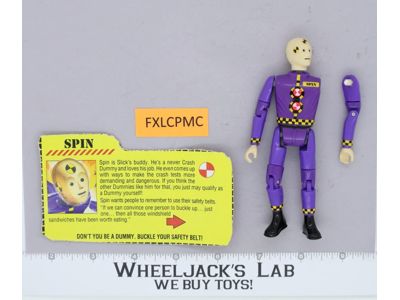 Spin 100% Complete The Incredible Crash Dummies 1991 Tyco Action Figure