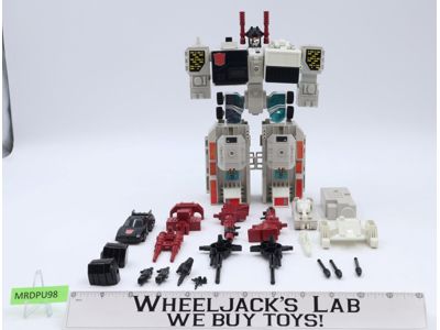 Metroplex 100% Complete RT Vintage 1985 G1 Transformers Hasbro Action Figure