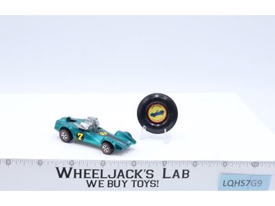 Strip Teaser Aqua 1970 1971 Mattel Redline Hot Wheels Vintage RL w/ Button NICE!