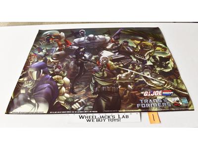 Botcon GI Joe Transformers Robots in Disguise Promo Poster #1 2002 Dreamwave
