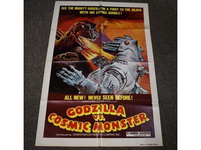Godzilla vs Bionic Monster 1977 Sci-fi/Horror Movie Promo Poster 27x41