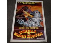 Godzilla vs Bionic Monster 1977 Sci-fi/Horror Movie Promo Poster 27x41