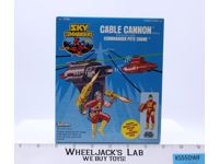 Cable Cannon W/ Pete Crane Sky Commanders 1987 Kenner Vehicle NEW SEALED