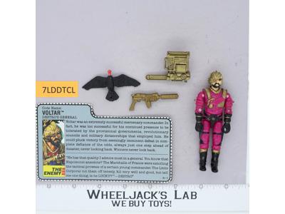 Voltar V1 100% Complete G.I. Joe 1988 Hasbro Vintage Action Figure