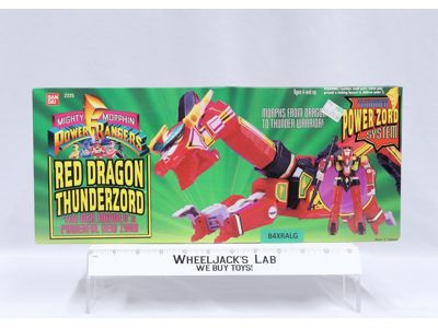 Red Dragon Thunderzord Power Rangers 1994 Bandai Action Figure Vintage MISB
