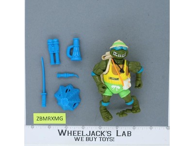 Lifeguard Leo 100% Complete Teenage Mutant Ninja Turtles 1992 Playmates Vintage