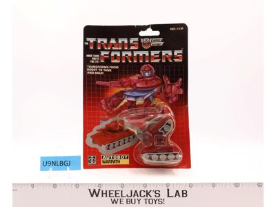 Autobot Warpath G1 Transformers 1985 Hasbro Vintage Action Figure NEW MOSC