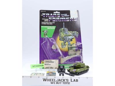 Brawl 100% Complete W/CARDBACK & BUBBLE NEAR MINT 1986 G1 Transformers