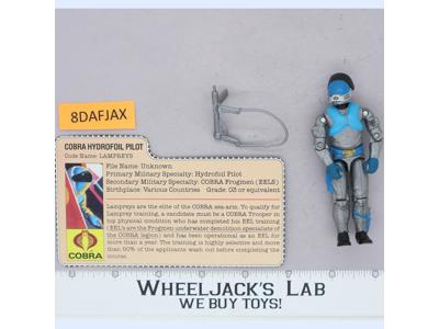 Lampreys V1 100% Complete G.I. Joe 1985 Hasbro Vintage Action Figure