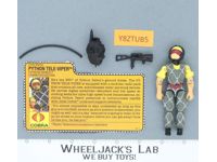 Python Tele-Vipers V2 100% Complete G.I. Joe 1989 Hasbro Vintage Action Figure