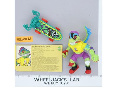 Mondo Gecko 100% Complete Teenage Mutant Ninja Turtle TMNT Playmates 1990