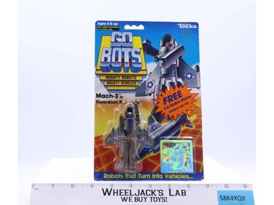 Mach-3 Guardian Robot Jet 3D Sticker Gobots 1985 Tonka Action Figure NEW SEALED