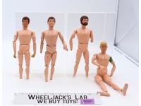 Lot of 4 GI Joe Action Soldiers Vintage Hasbro 12" Figures Parts Restoration