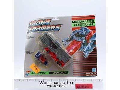 Overload Micromaster MOSC G1 Transformers 1989 Vintage Hasbro Figures