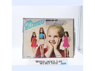 DAWN Dress-Up Set Colorforms Toy 1970 Vintage GLORI ANGIE w/ Box