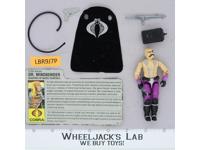 Dr. Mindbender V1 100% Complete G.I. Joe 1986 Hasbro Vintage Action Figure
