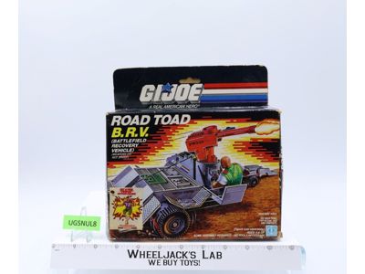 Road Toad B.R.V. 100% Complete GI Joe 1987 Hasbro Action Figure Vehicle NEW MIB