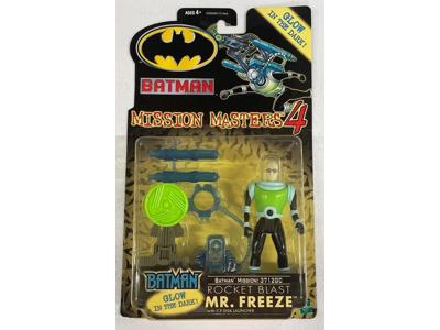 Rocket Blast Mr. Freeze Batman Mission Masters 4 Batman NEW MOSC Hasbro 2002