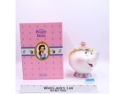 Ceramic Mrs. Potts Musical Figurine Beauty and the Beast Disney Schmid NEW MIB