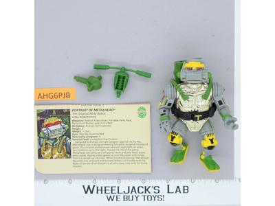 Metalhead 100% Complete Teenage Mutant Ninja Turtles TMNT Playmates 1989 Vintage