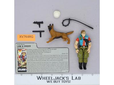 Law & Order V1 100% Complete G.I. Joe 1987 Hasbro Vintage Action Figure