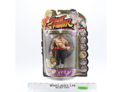 Vega Street Fighter Round 1 1999 Capcom Resaurus Toys Player 2 NEW Unused