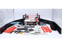 Extreme Rules Wrestling Ring + Accessories WWE WWF 2010 Hasbro Playset