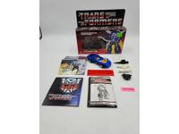 Tracks W/Box 1985 G1 Transformers Hasbro Vintage Action Figure