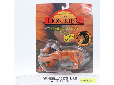 Fighting Action Scar The Lion King Mattel Disney Action Figure Set NEW SEALED