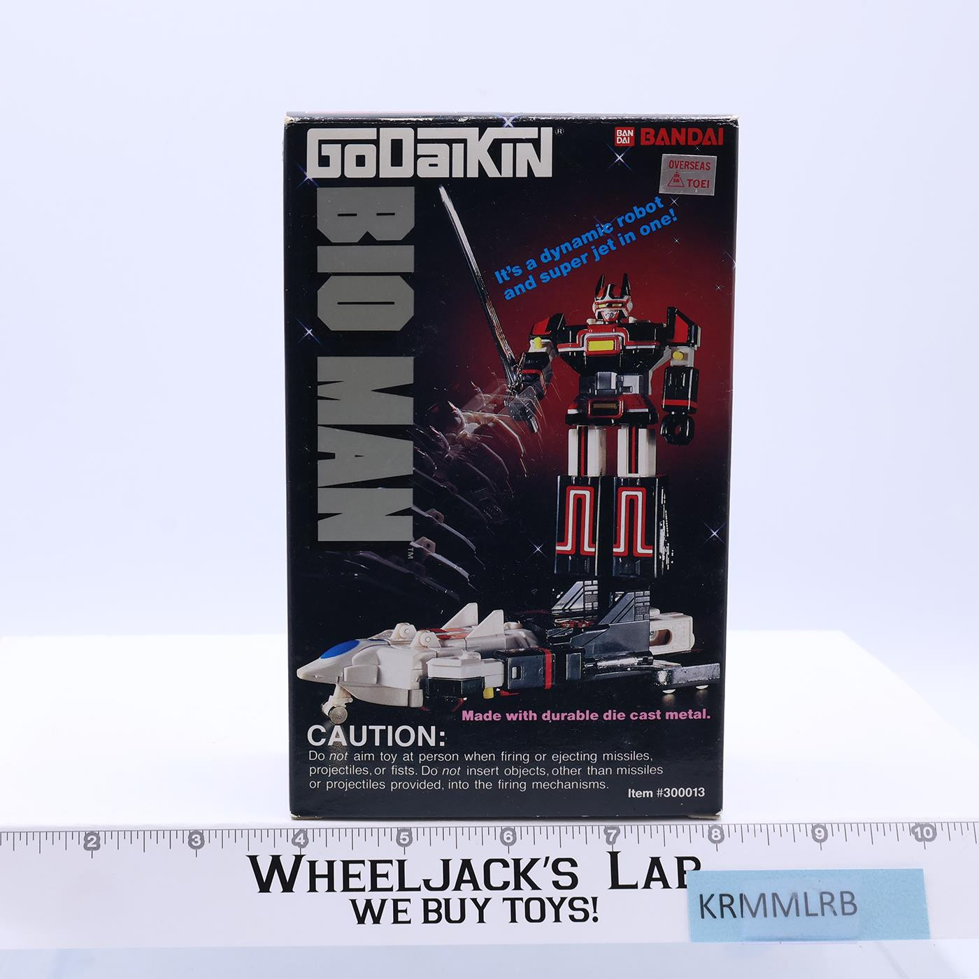 Bio Man NEW UNUSED W/ Box Godaikin 1984 Bandai Popy Chogokin 5" Action Figure