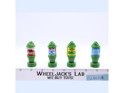 Blimp II Missiles x4 Teenage Mutant Ninja Turtles TMNT Vintage Playmates Figure