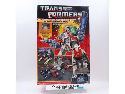 Headmaster Fortress Maximus 100% Complete W/Box & Insert/Lid G1 Transformers