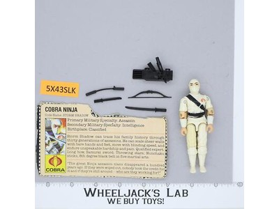 Storm Shadow V1 100% Complete G.I. Joe 1984 Hasbro Vintage Action Figure