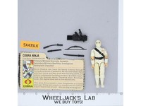 Storm Shadow V1 100% Complete G.I. Joe 1984 Hasbro Vintage Action Figure