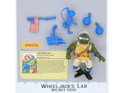 Lieutenant Leo 100% Complete Teenage Mutant Ninja Turtles TMNT 1991 Playmates