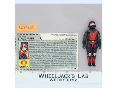 Strato-Viper V1 100% Complete G.I. Joe 1986 Hasbro Vintage Action Figure
